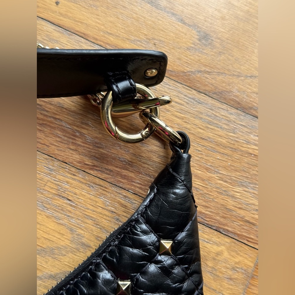 Valentino rockstud spike leather hobo. Small. - Picture 10 of 15